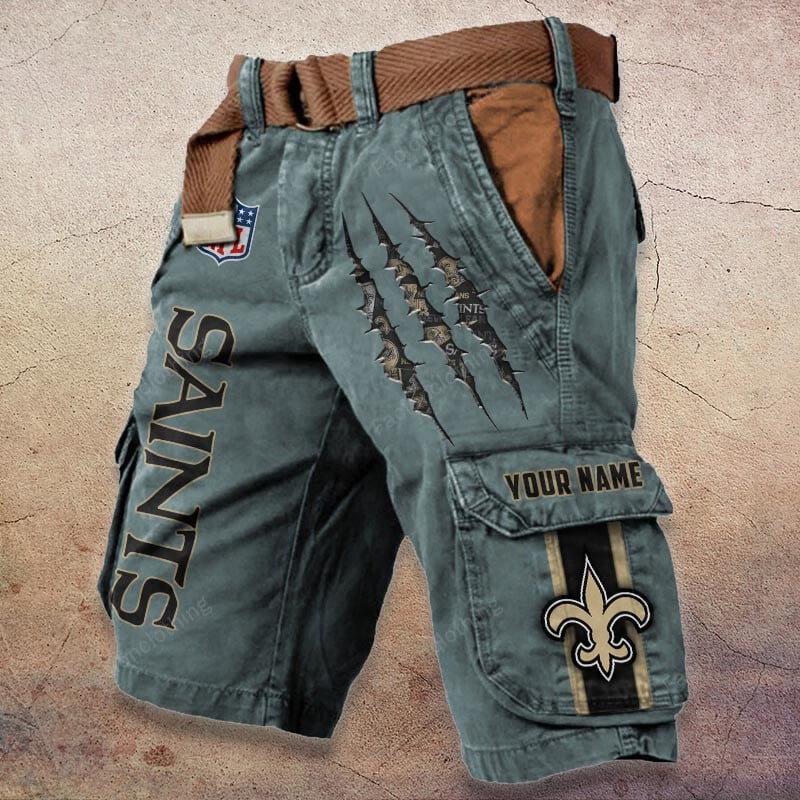 Sportswearmerch New Orleans Saints NFL Denim Short For Fan