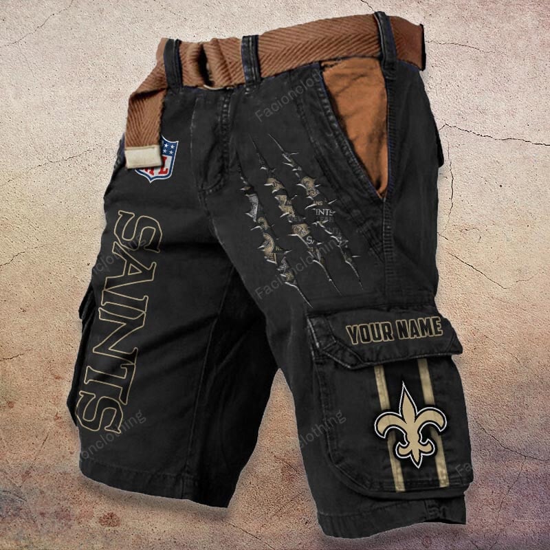 Sportswearmerch New Orleans Saints NFL Denim Short For Fan