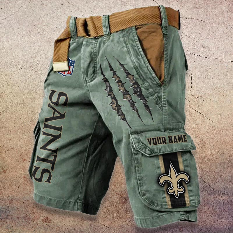 Sportswearmerch New Orleans Saints NFL Denim Short For Fan