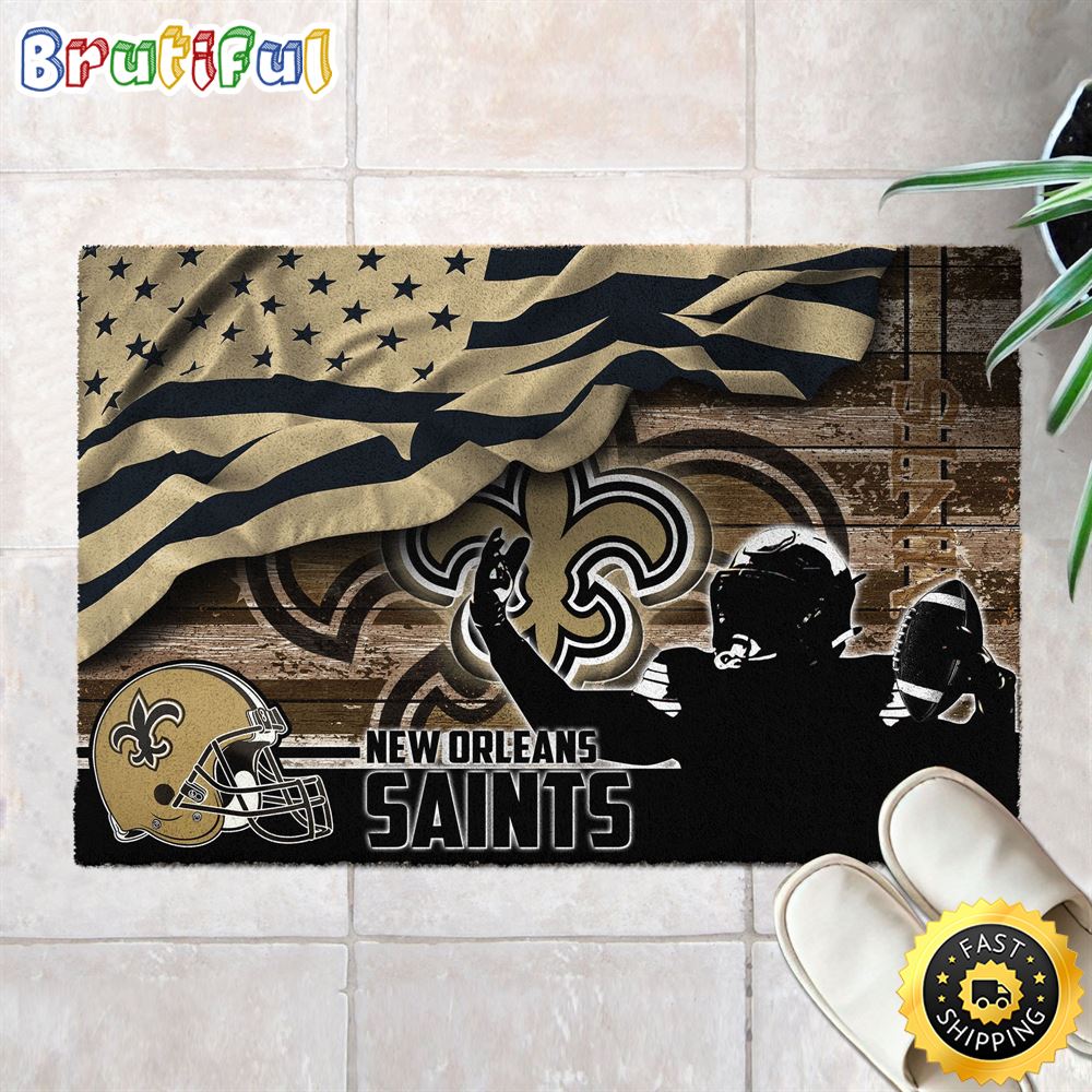 Sportswearmerch New Orleans Saints NFL Doormat For Fan