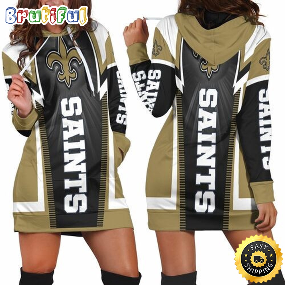 Sportswearmerch New Orleans Saints NFL Hoodie Dress For Fan