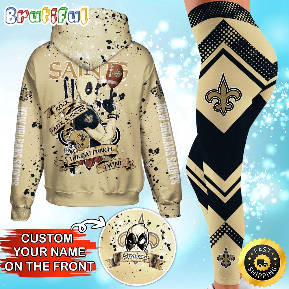 Sportswearmerch New Orleans Saints NFL Hoodie Leggings For Fan