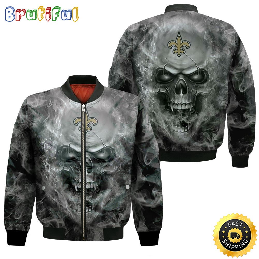 Sportswearmerch New Orleans Saints NFL Personalized Bomber Jacket For Fan