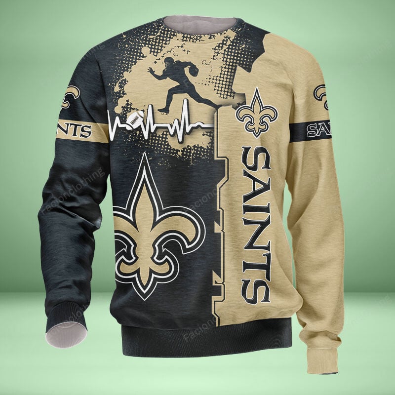 Sportswearmerch New Orleans Saints NFL Personalized Sweater For Fan