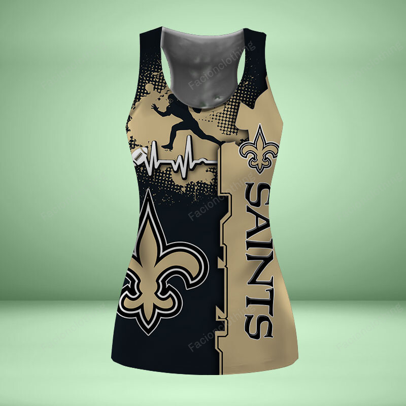 Sportswearmerch New Orleans Saints NFL Personalized Women Tanktop For Fan