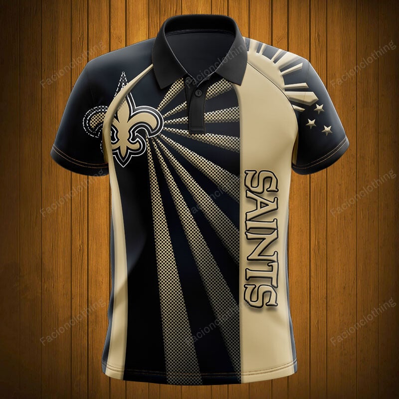 Sportswearmerch New Orleans Saints NFL Polo Shirt Personalized For Fan