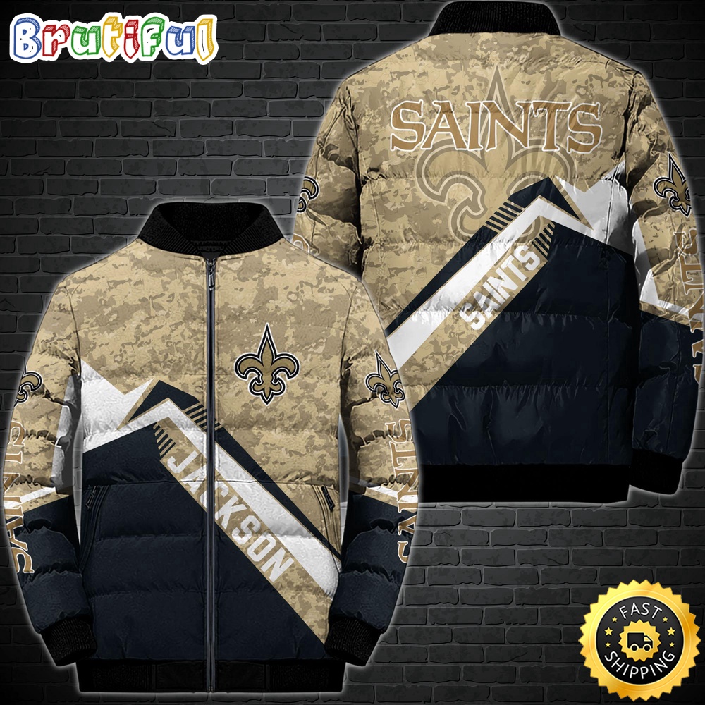 Sportswearmerch New Orleans Saints NFL Sport Down Puffer Jacket For Fan