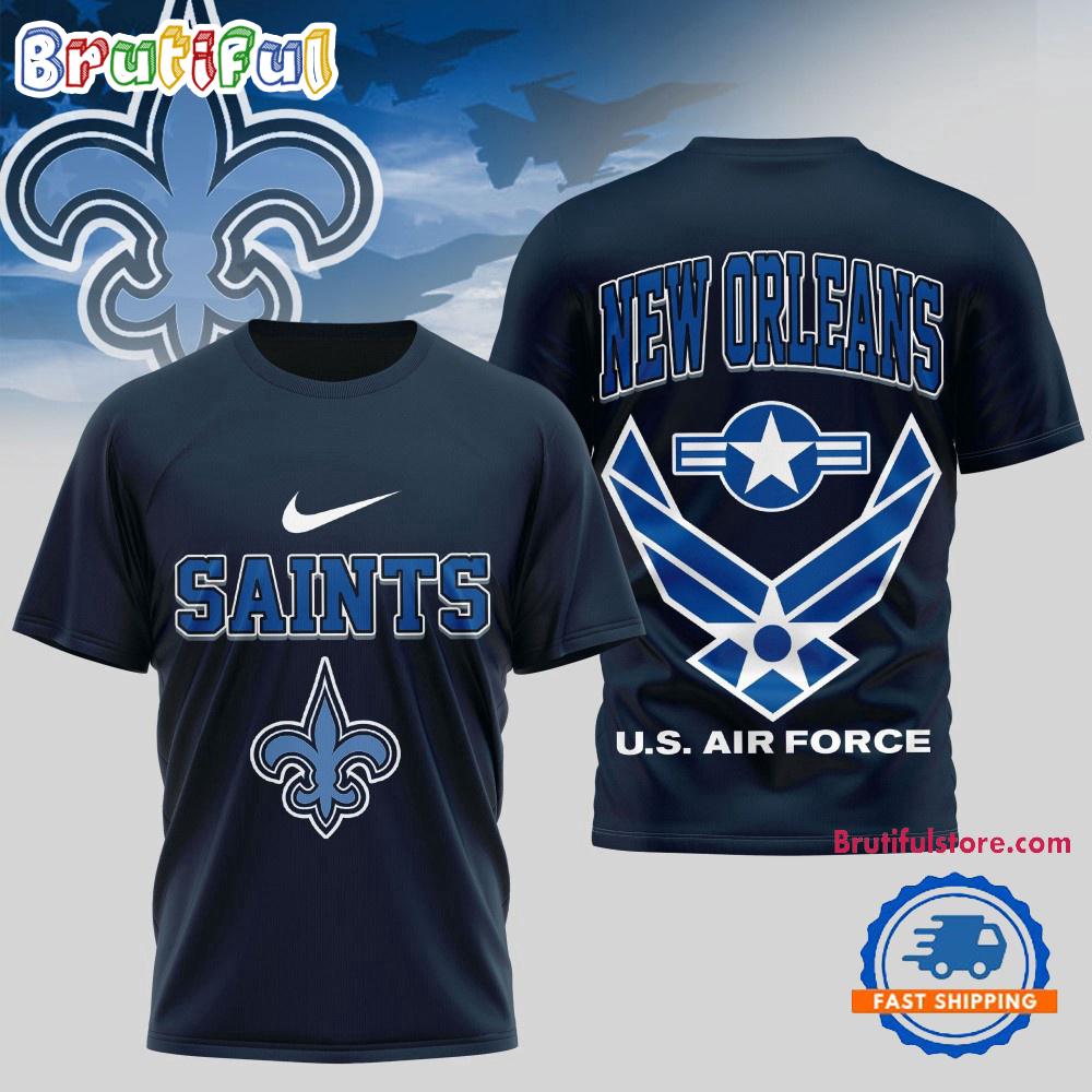 Sportswearmerch New Orleans Saints NFL Us Air Force Military T-Shirt For Fan