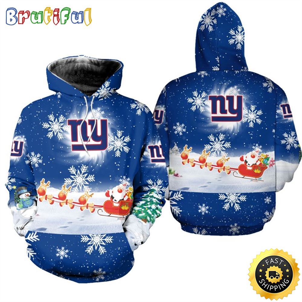 Sportswearmerch New York Giants NFL Christmas Hoodie For Fan