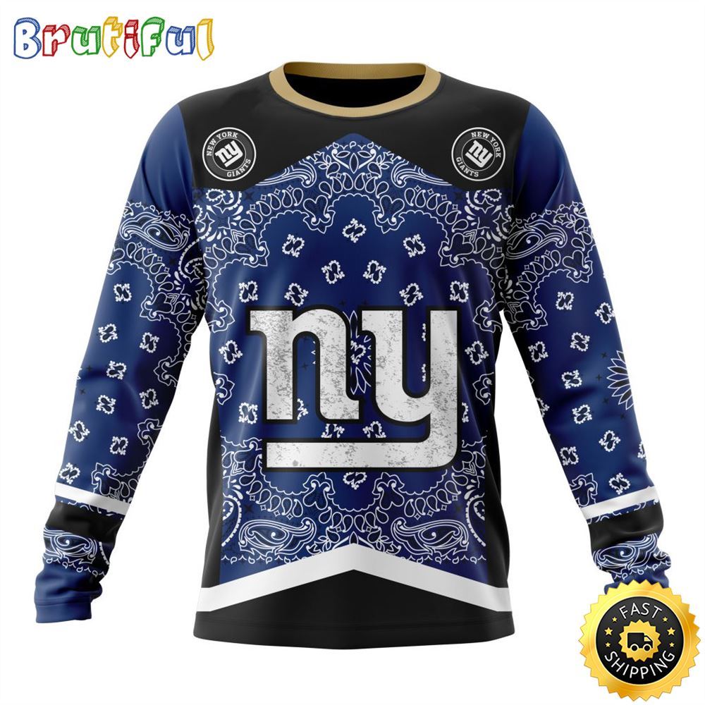 Sportswearmerch New York Giants NFL Crewneck Classic Style Personalized Sweater For Fan