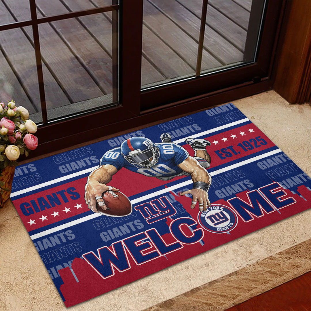 Sportswearmerch New York Giants NFL Custom Doormat For Fan