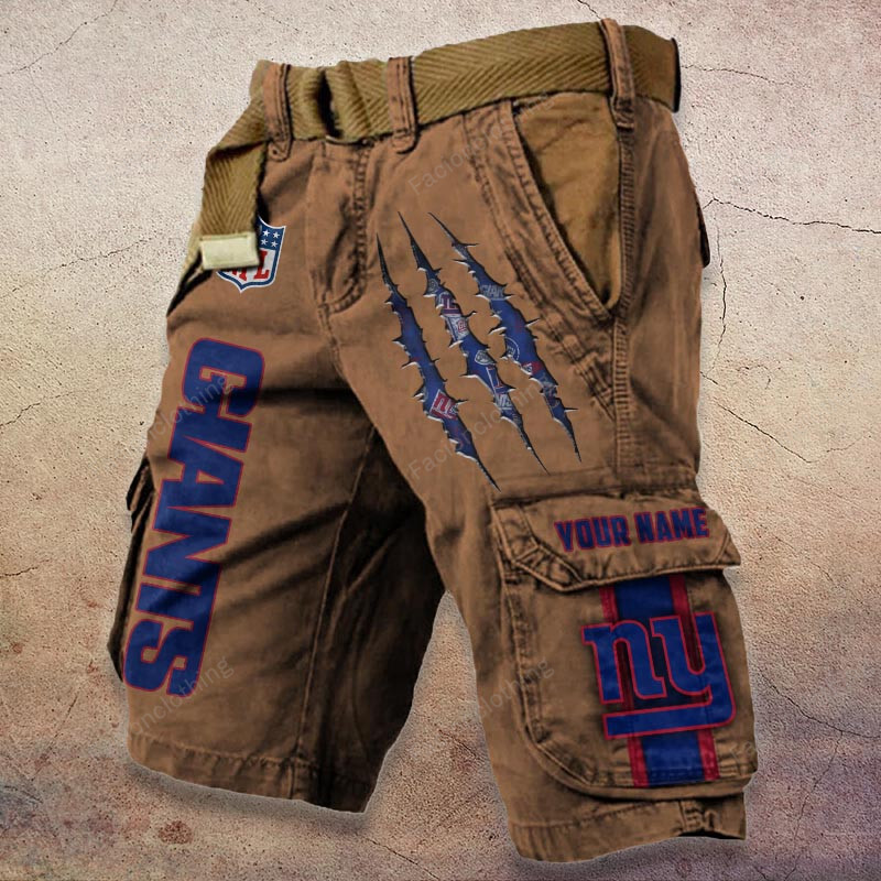 Sportswearmerch New York Giants NFL Denim Short For Fan