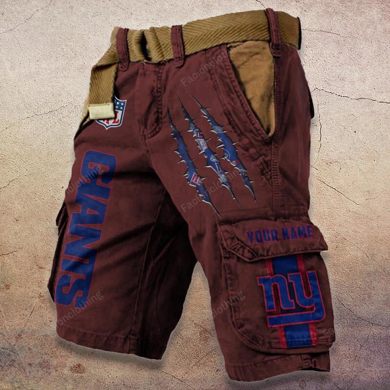 Sportswearmerch New York Giants NFL Denim Short For Fan