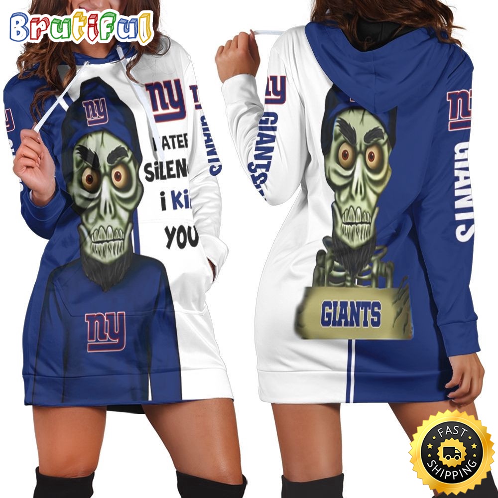 Sportswearmerch New York Giants NFL Haters I Kill You Hoodie Dress For Fan