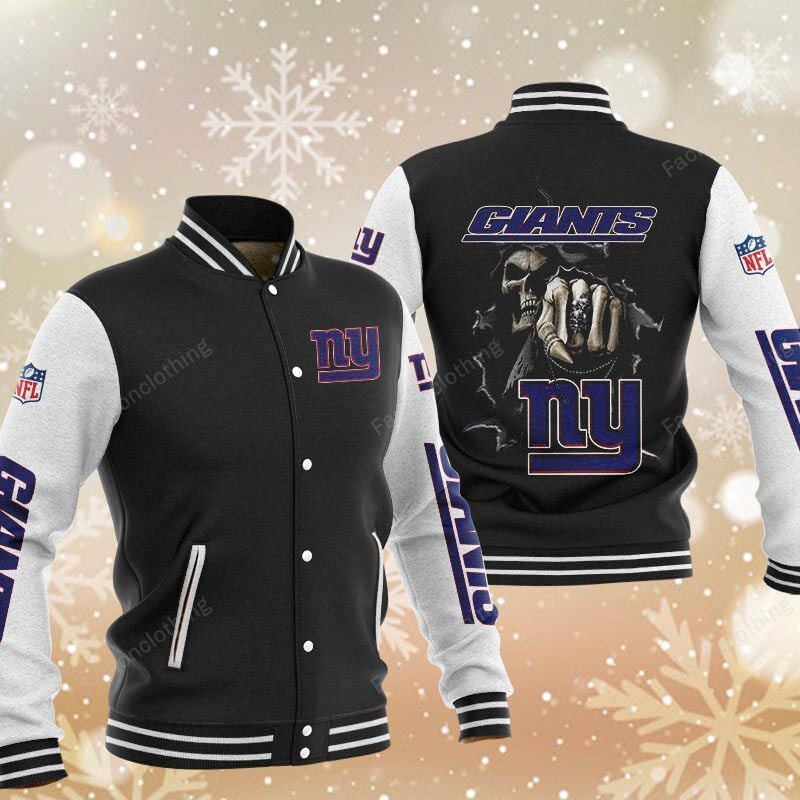 Sportswearmerch New York Giants NFL Personalized Baseball Jacket For Fan