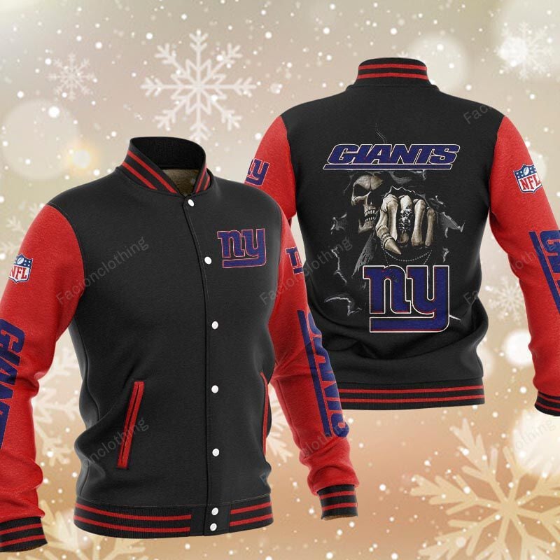 Sportswearmerch New York Giants NFL Personalized Baseball Jacket For Fan