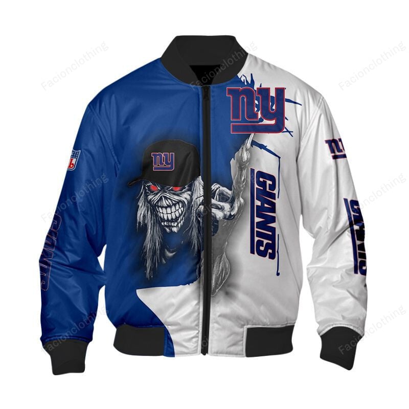 Sportswearmerch New York Giants NFL Personalized Bomber Jacket For Fan