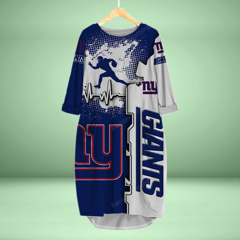 Sportswearmerch New York Giants NFL Personalized Pocket Dress For Fan