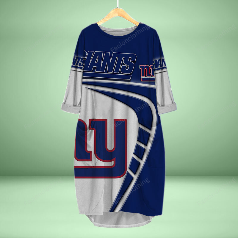 Sportswearmerch New York Giants NFL Personalized Pocket Dress For Fan