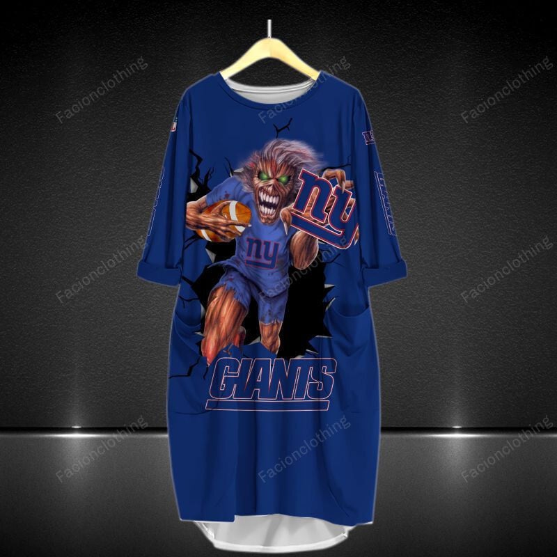 Sportswearmerch New York Giants NFL Personalized Pocket Tanktop For Fan