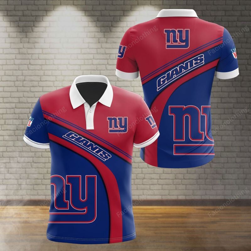 Sportswearmerch New York Giants NFL Personalized Polo Shirt For Fan