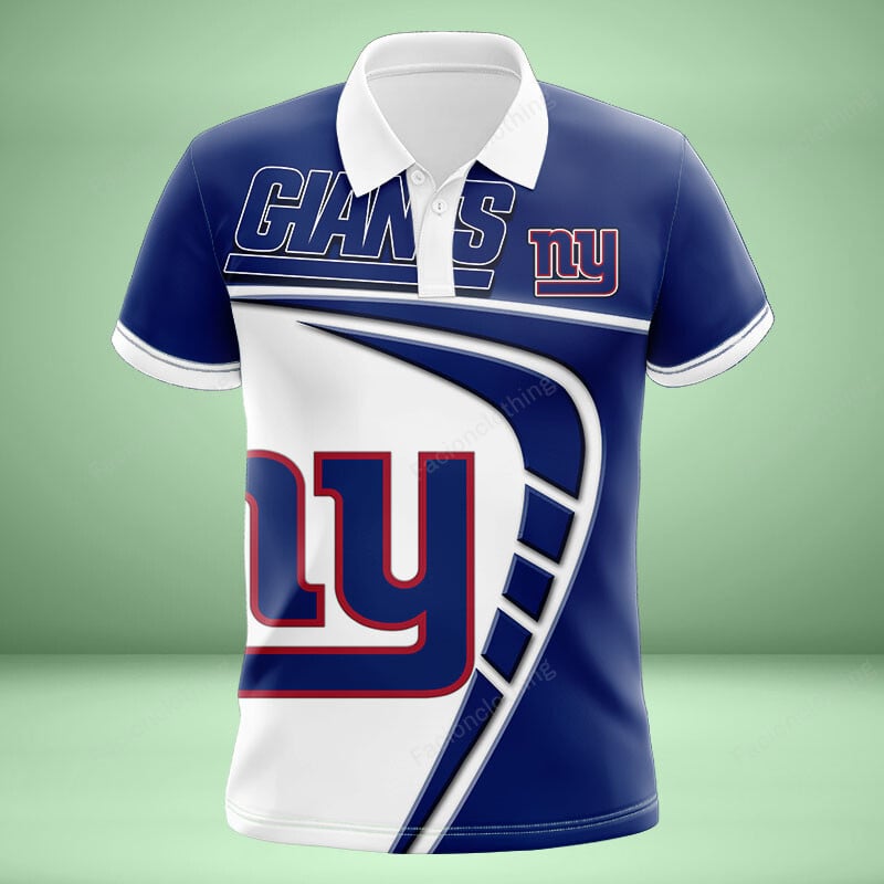 Sportswearmerch New York Giants NFL Personalized Polo Shirt For Fan
