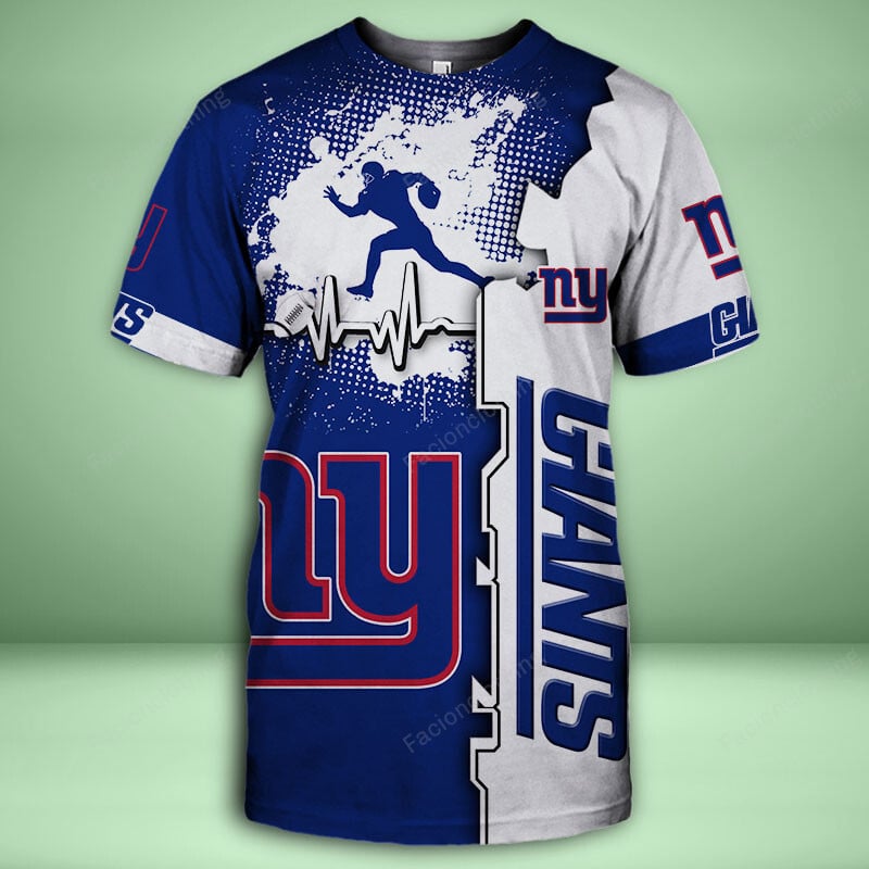 Sportswearmerch New York Giants NFL Personalized Short PantT-shirt For Fan