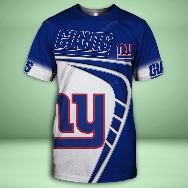 Sportswearmerch New York Giants NFL Personalized Short PantT-shirt For Fan