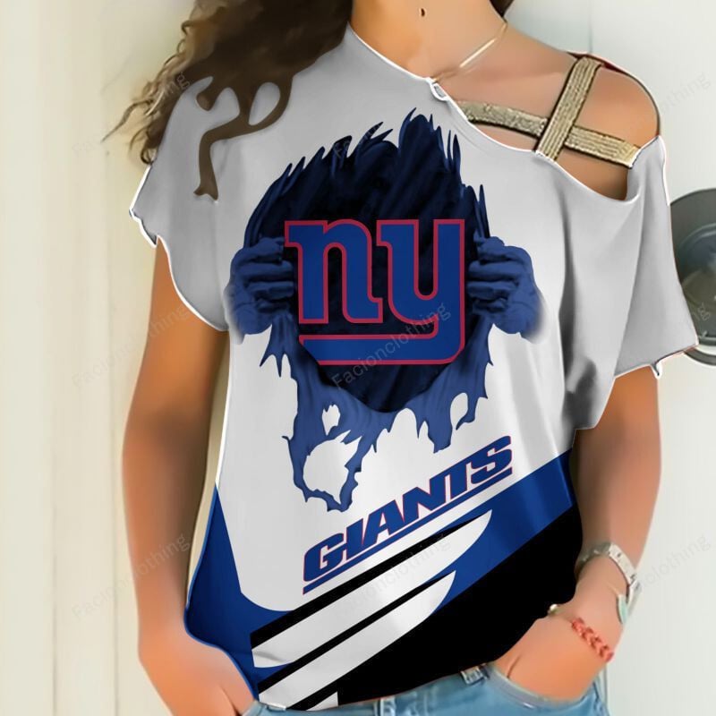 Sportswearmerch New York Giants NFL Personalized Strapless Short Sleeve For Fan