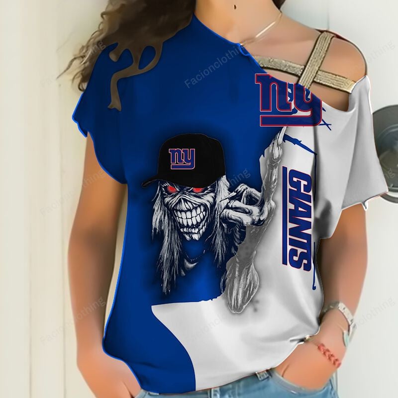 Sportswearmerch New York Giants NFL Personalized Strapless Short Sleeve For Fan