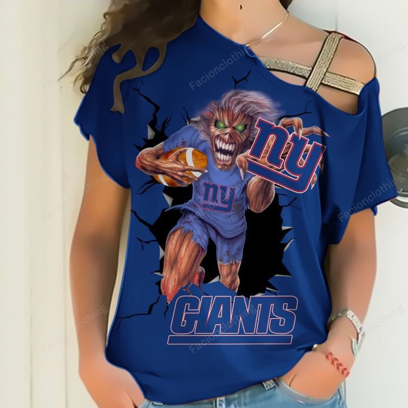 Sportswearmerch New York Giants NFL Personalized Strapless Short Sleeve For Fan