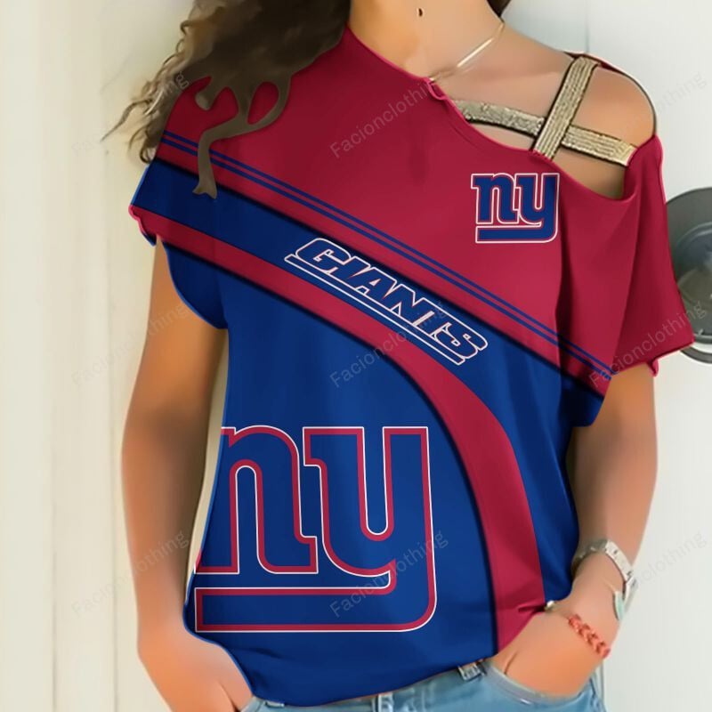 Sportswearmerch New York Giants NFL Personalized Strapless Short Sleeve For Fan