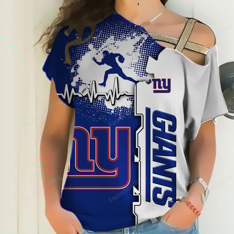 Sportswearmerch New York Giants NFL Personalized Strapless Sleeve Short For Fan