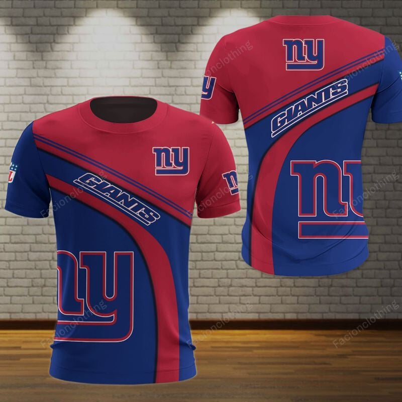 Sportswearmerch New York Giants NFL Personalized T-shirt For Fan