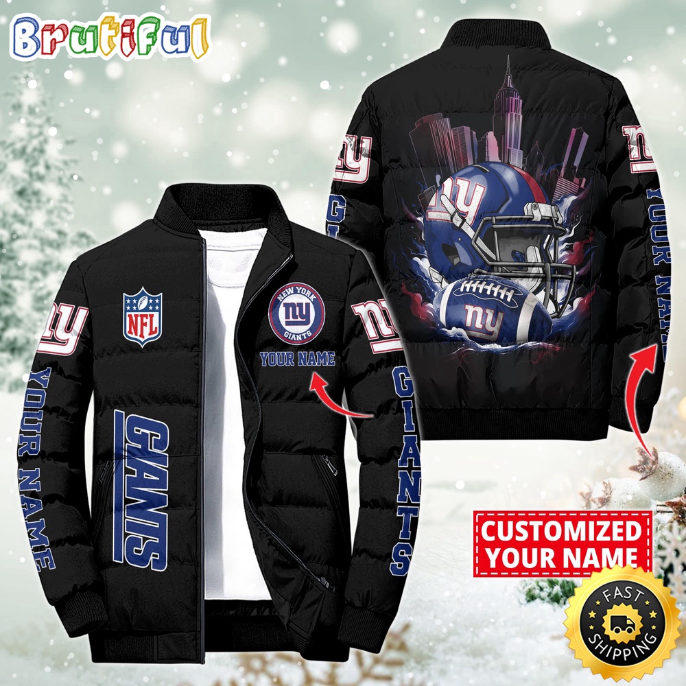 Sportswearmerch New York Giants NFL Puffer Jacket For Fan