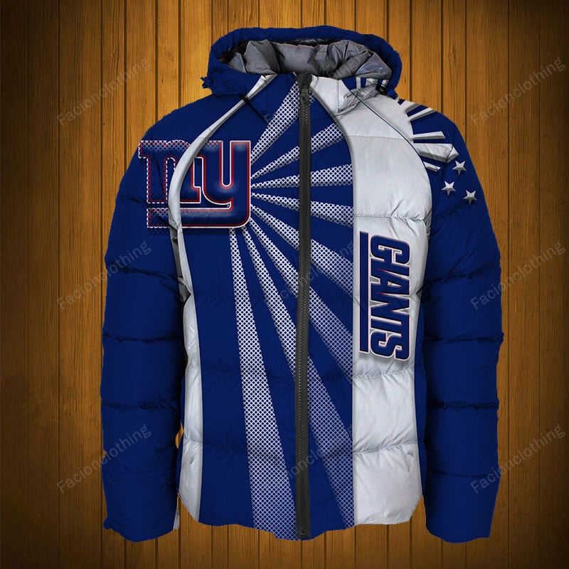 Sportswearmerch New York Giants NFL Puffer Jacket Personalized For Fan