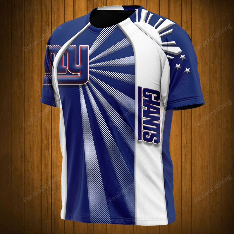 Sportswearmerch New York Giants NFL T-shirt Personalized For Fan