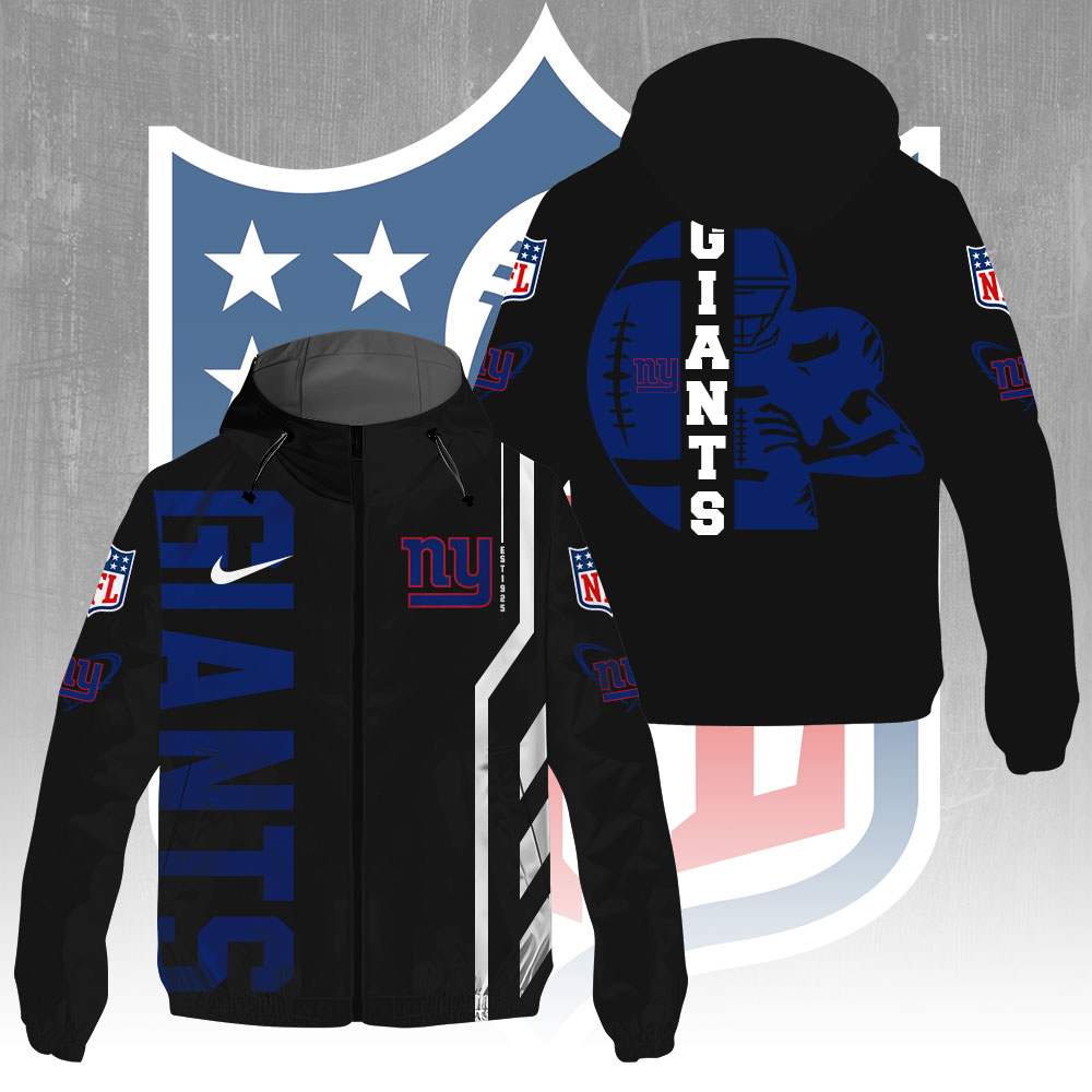 Sportswearmerch New York Giants NFL Windbreaker Jacket For Fan