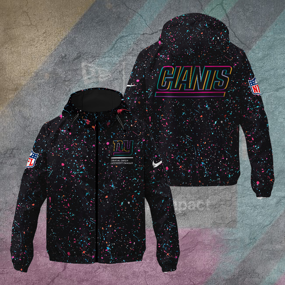 Sportswearmerch New York Giants NFL Windbreaker Jacket For Fan