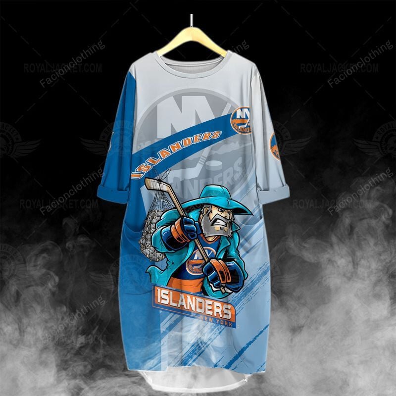 Sportswearmerch New York Islanders NHL Personalized Pocket Tanktop For Fan