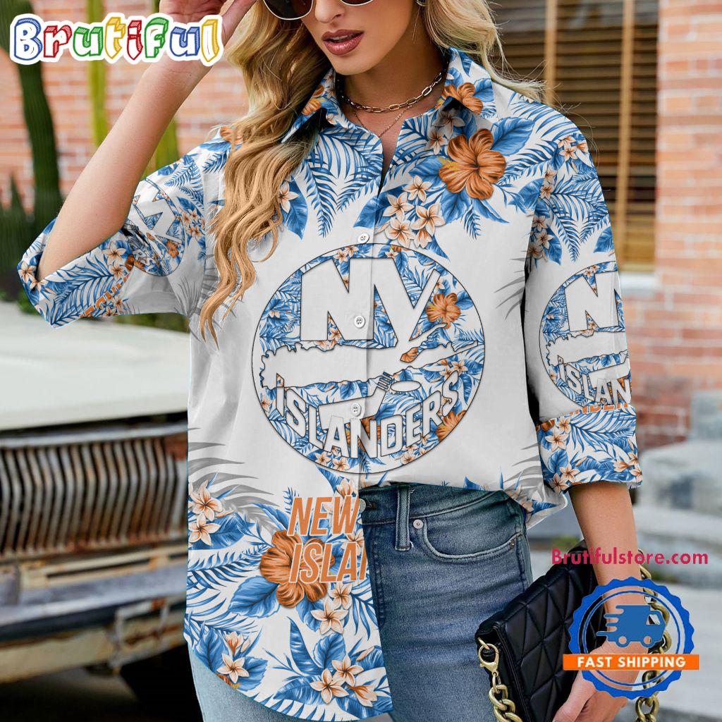 Sportswearmerch New York Islanders NHL Special Hockey Women's Casual Shirt For Fan