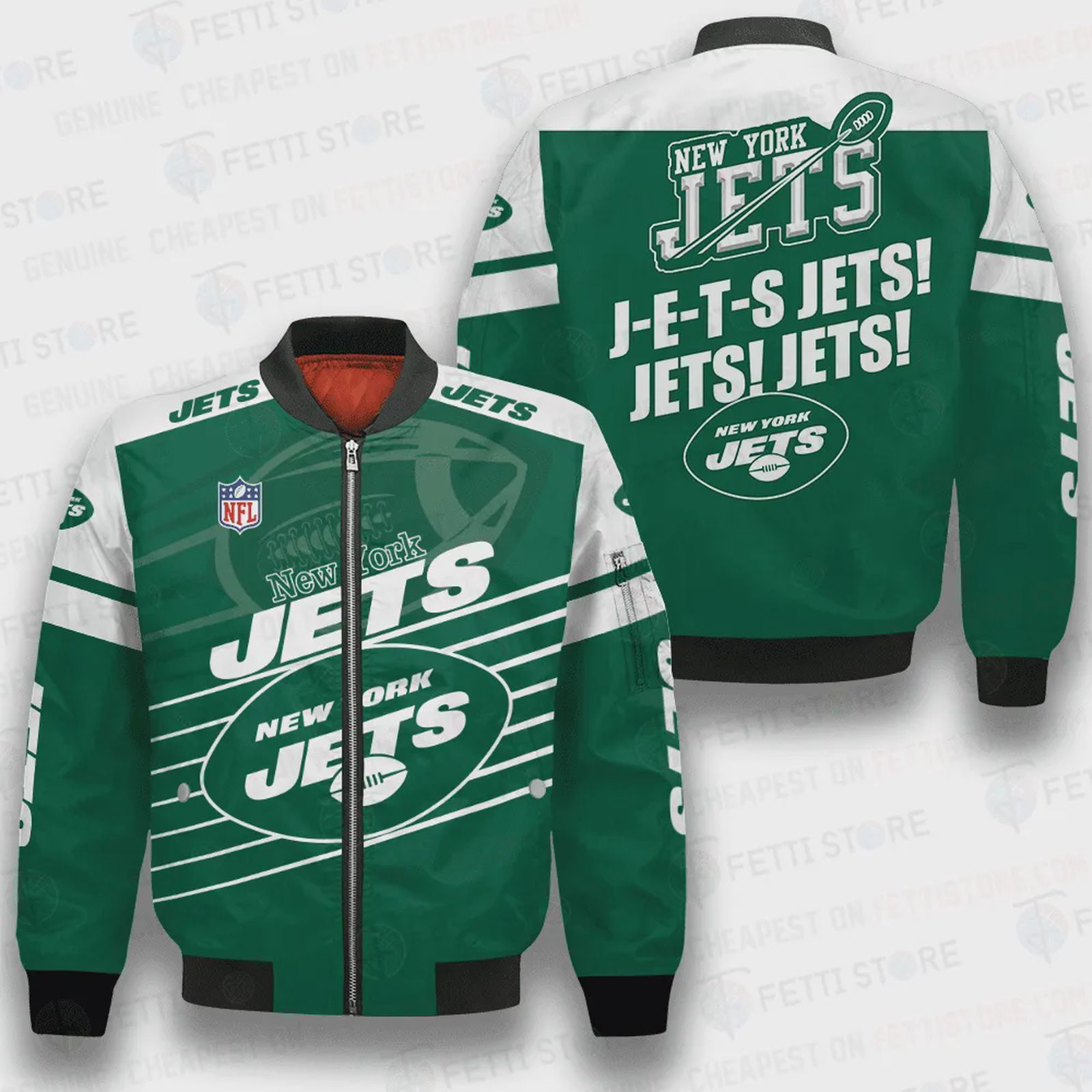 Sportswearmerch New York Jets NFL Bomber Jacket For Fan