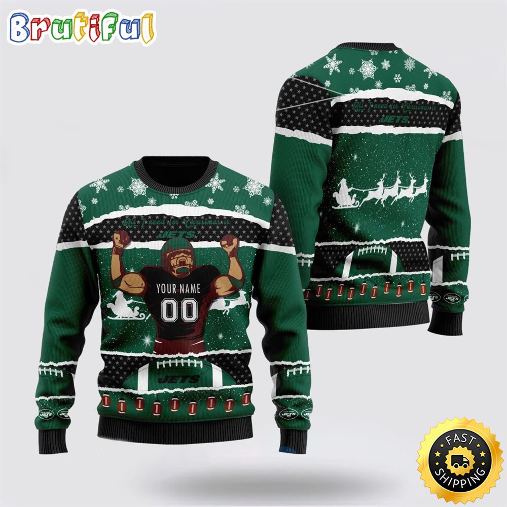 Sportswearmerch New York Jets NFL Christmas Sweater For Fan