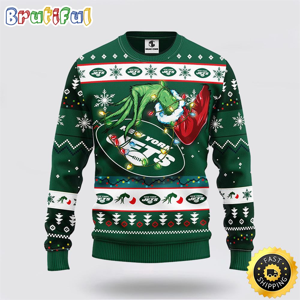 Sportswearmerch New York Jets NFL Christmas Sweater For Fan