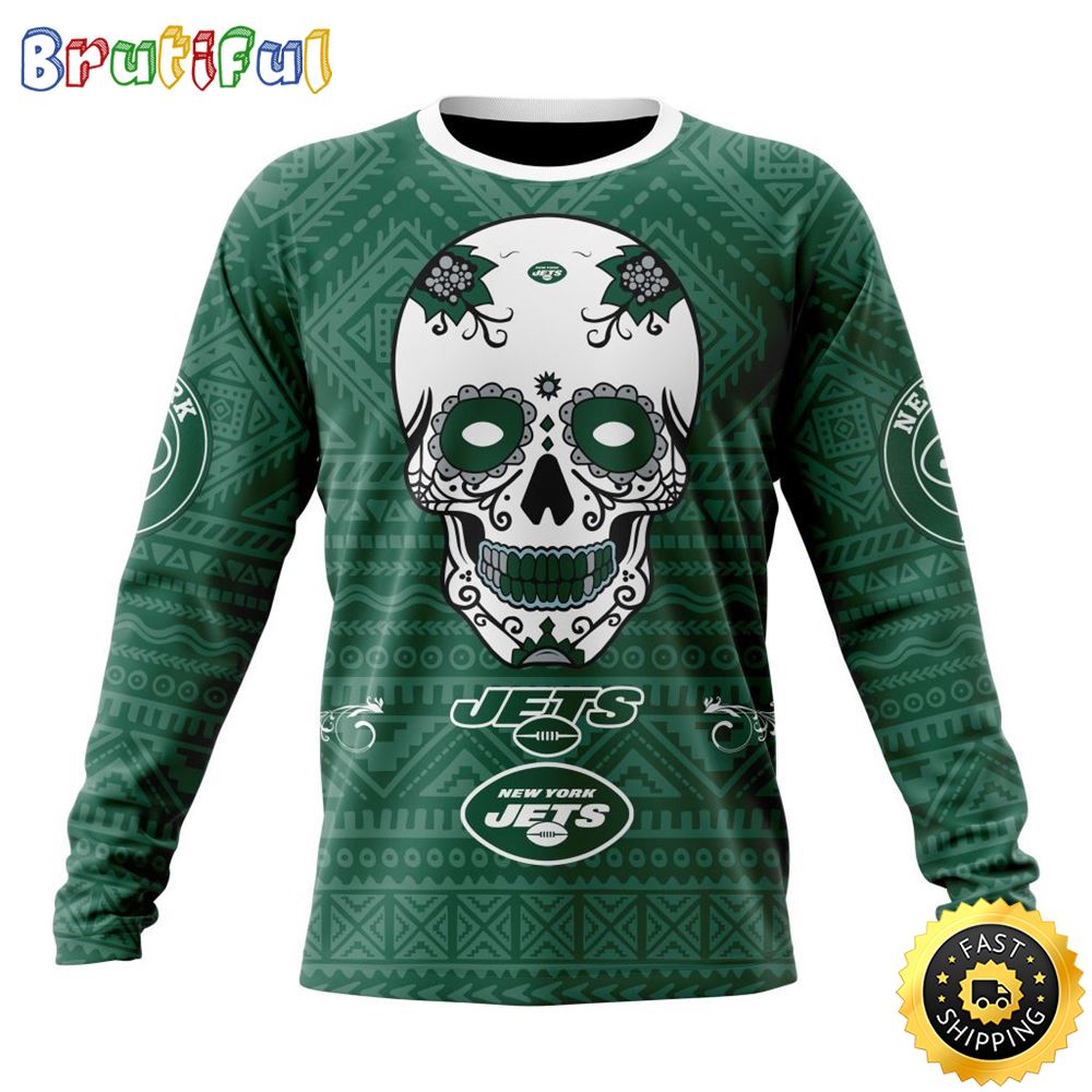 Sportswearmerch New York Jets NFL Crewneck Personalized Sweater For Fan