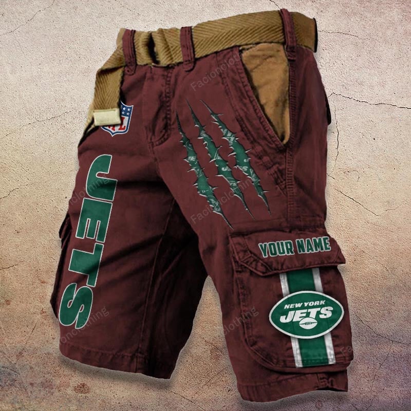 Sportswearmerch New York Jets NFL Denim Short For Fan