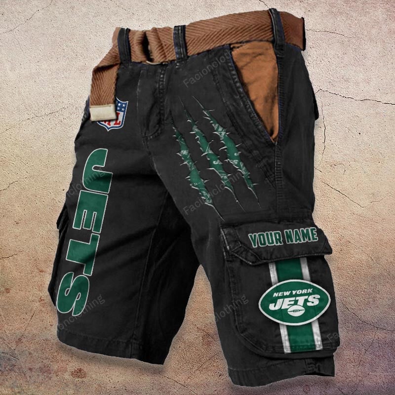 Sportswearmerch New York Jets NFL Denim Short For Fan