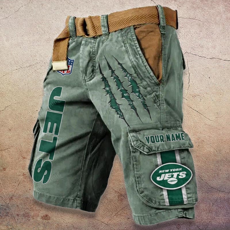 Sportswearmerch New York Jets NFL Denim Short For Fan