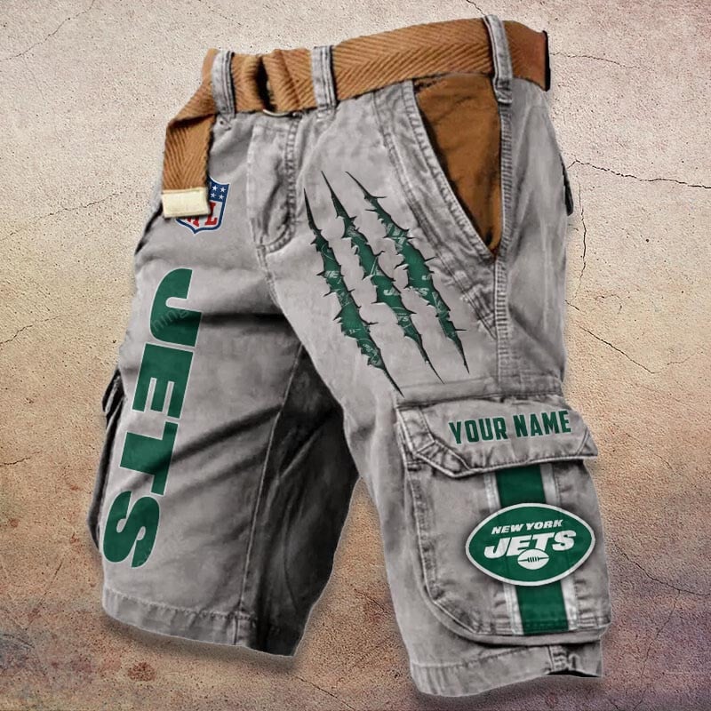Sportswearmerch New York Jets NFL Denim Short For Fan