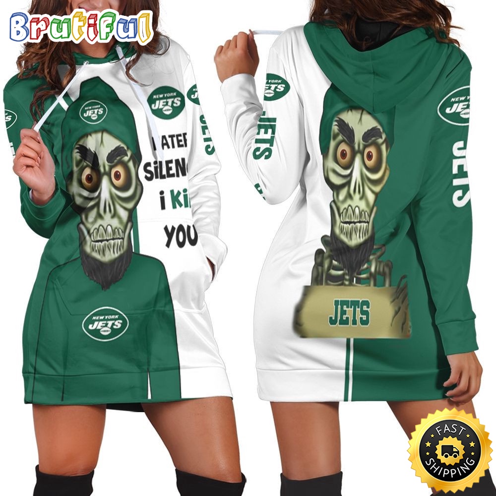 Sportswearmerch New York Jets NFL Haters I Kill You Hoodie Dress For Fan